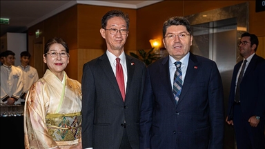 Adalet Bakanı Tunç, Ankara'da Japonya İmparatoru Naruhito'nun doğum günü resepsiyonunda konuştu