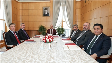 TBMM Başkanı Kurtulmuş'un Milli Dayanışma, Kardeşlik ve Demokrasi Komisyonu üyelerini kabulü