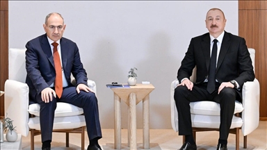 دیدار علی‌اف و پاشینیان در ابوظبی