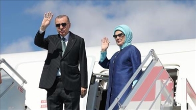 Turkish president departs for Egyptian capital Cairo