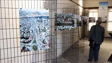 Gaziantep'te, Anadolu Ajansının deprem fotoğraflarının yer aldığı sergi açıldı