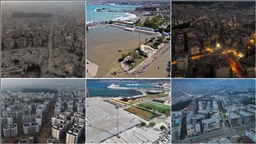 Depremlerin yıktığı Hatay'ın 3 yıl önceki hali ve yeniden inşası aynı karelerde