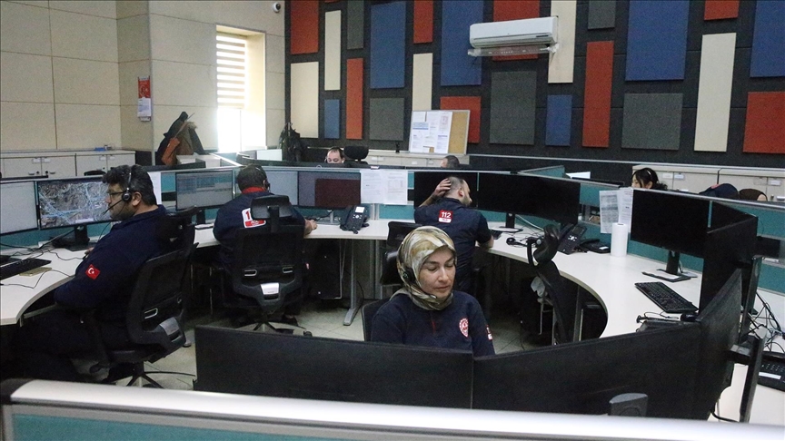 Kahramanmaraş'ta deprem anında acil çağrıları karşılayan 112 personeli yaşadıklarını unutamıyor