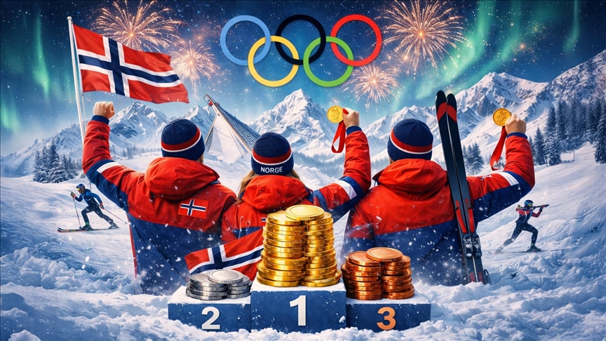 Kış Olimpiyat Oyunları'nda en çok madalya Norveç'te