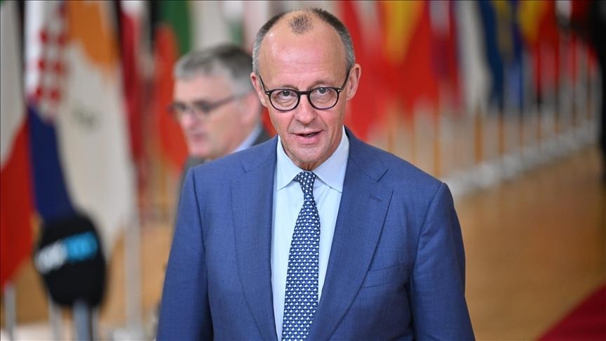 German chancellor arrives in Qatar in 2nd stop of Gulf tour