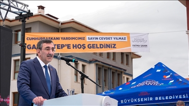 Cumhurbaşkanı Yardımcısı Yılmaz: 11 şehrimizi, bir ülke büyüklüğündeki bu bölgeyi yeniden inşa ettik