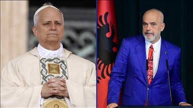 Papa 14. Leo, Arnavutluk Başbakanı Rama ile görüştü