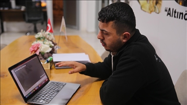 Depremden kaçışı güvenlik kamerasınca kaydedilen belediye çalışanı o anları unutamıyor 