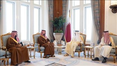 أمير قطر ووزير الدفاع السعودي يبحثان بالدوحة التطورات الإقليمية
