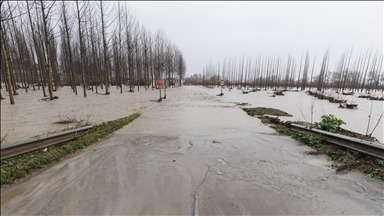 Endülüs'te şiddetli yağışlardan 5 bin 500 kişi evlerinden tahliye edildi