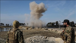 «Анадолу» запечатлело разминирование территории мавзолея Сулейман Шаха в Сирии 