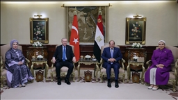 شراكة استراتيجية ورسائل.. زيارة أردوغان تتصدر إعلام مصر 