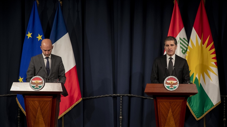 بارو يلتقي نيجيرفان بارزاني وزعيم "قسد" في أربيل