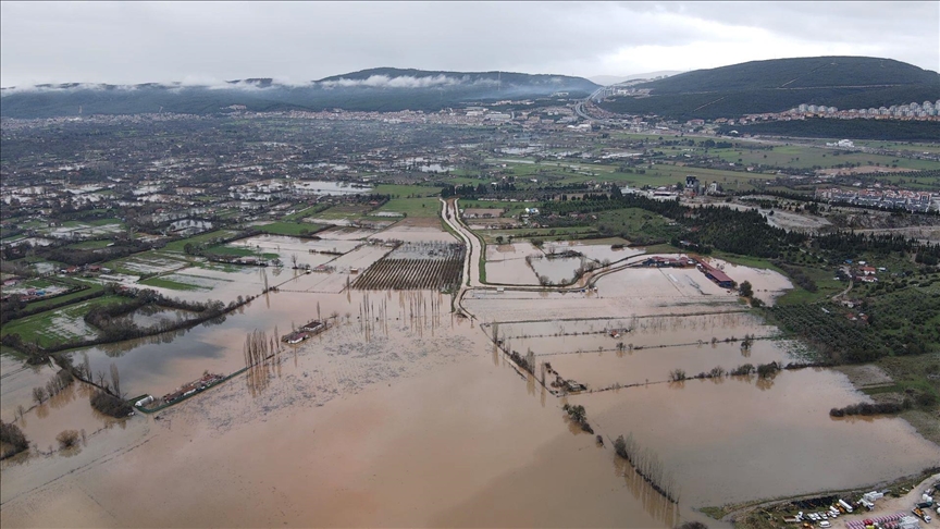 Muğla'da 24 saatte metrekareye 96,5 kilogram yağış düştü