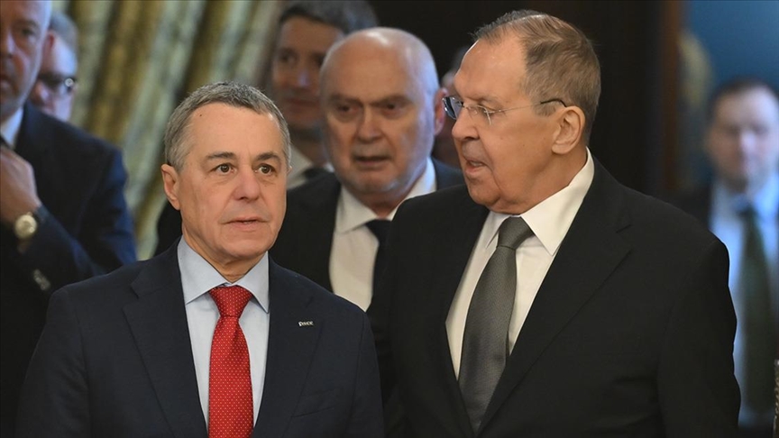 Lavrov, AGİT Dönem Başkanı Ignazio Cassis ve AGİT Genel Sekreteri Sinirlioğlu ile görüştü