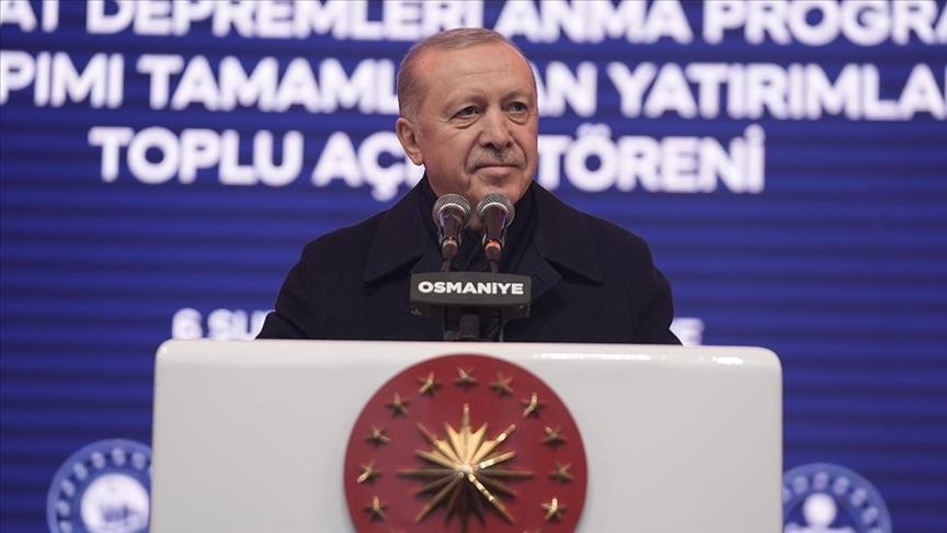 Serokomar Erdogan: Me bajarên xwe tenê di 3 salan da ji nû ve ava kirin û vejandin