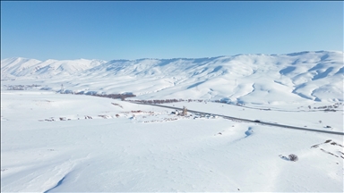 Li Kanîreşa bi berfê sipî bûye dîmenên xweşik derketin holê