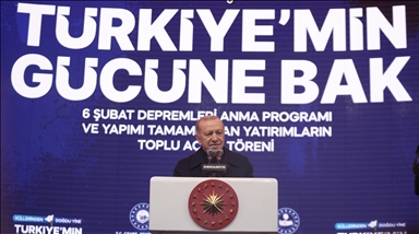 أردوغان: قدمنا دولة وشعبا أروع صور التضامن بمواجهة كارثة الزلزال