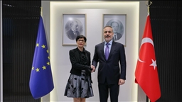 Le chef de la diplomatie turque rencontre la commissaire européenne à l’Élargissement