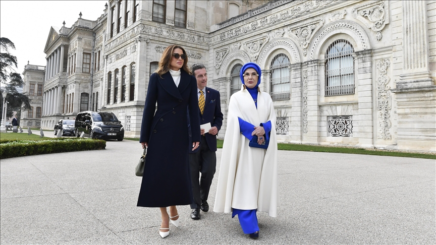 Emine Erdoğan, Ürdün Kraliçesi Rania ile bir araya geldi