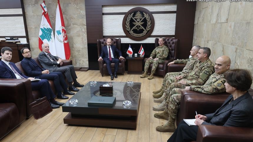 لبنان.. قائد الجيش يبحث مع وزير خارجية فرنسا تحضيرات "مؤتمر باريس"