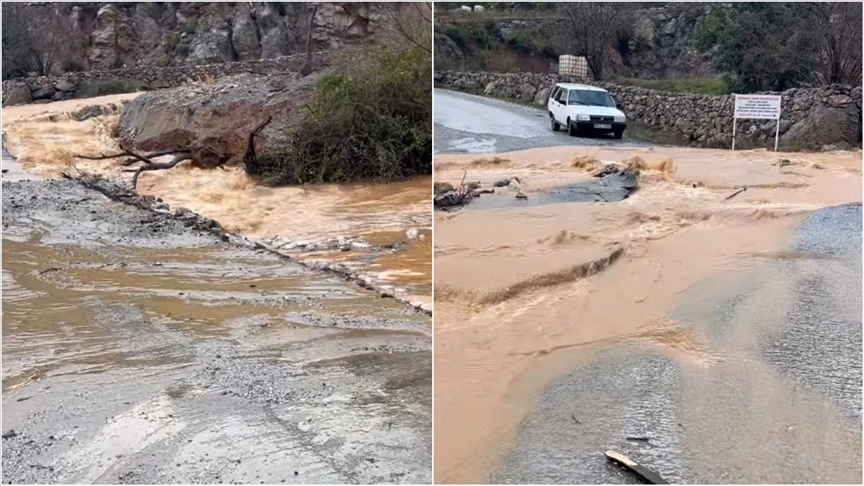 Alanya'da sağanak kırsal mahallelerde hasara yol açtı