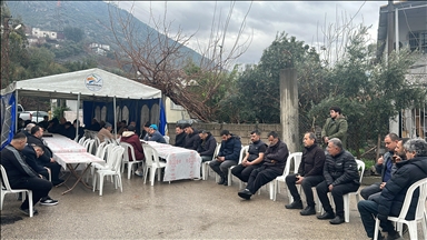 Depremde yaşamını yitiren AA muhabiri Burak Milli ve ailesi için mevlit okutuldu