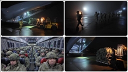 1st Turkish aircraft arrives at Germany’s Wunstorf Air Base as part of NATO's military drills