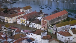 Përmbytje të përhapura në Santarem të Portugalisë për shkak të stuhisë Leonardo