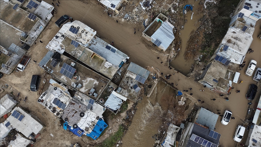 Floodwaters inundate homes in western Idlib as Syrian authorities mobilize response