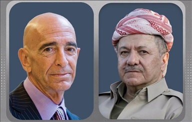 مەسعود بارزانی و تۆم باراک ڕێگرییەکان لە پشێوی و ئاڵۆزی لە سووریایان تاوتوێ کرد