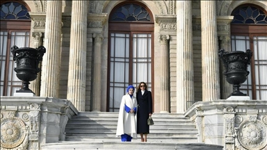 أمينة أردوغان: نأمل تجذر الروابط العريقة أكثر بين تركيا والأردن