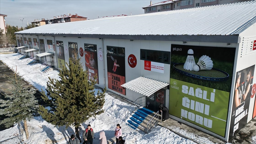 Erzurum'un modern salonları şehrin spor altyapısına güç kattı