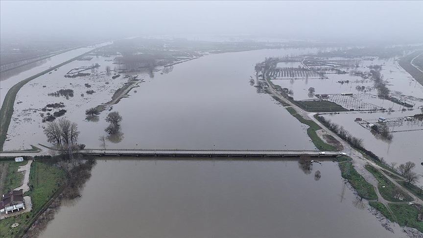 Meriç Nehri'nin debisindeki düşüş sürüyor