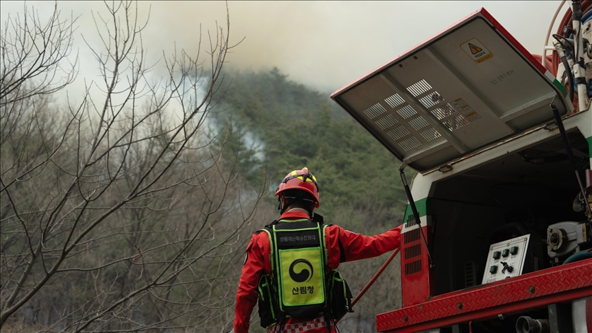 South Korea 'fully' douses reignited wildfire after sending over 500 firefighters, 20 helicopters