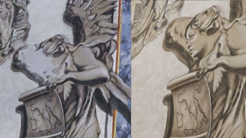 Lik nalik Meloni uklonjen s freske u rimskoj crkvi