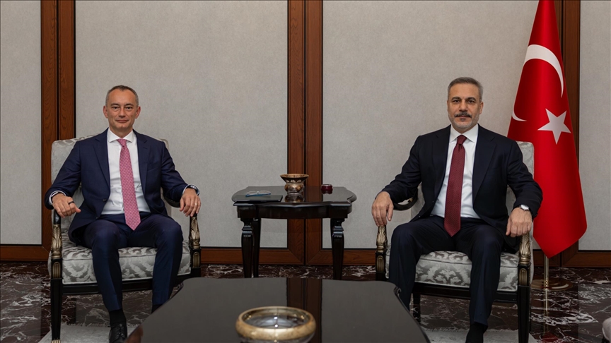 دیدار وزیر خارجه ترکیه با نماینده عالی «شورای صلح» غزه
