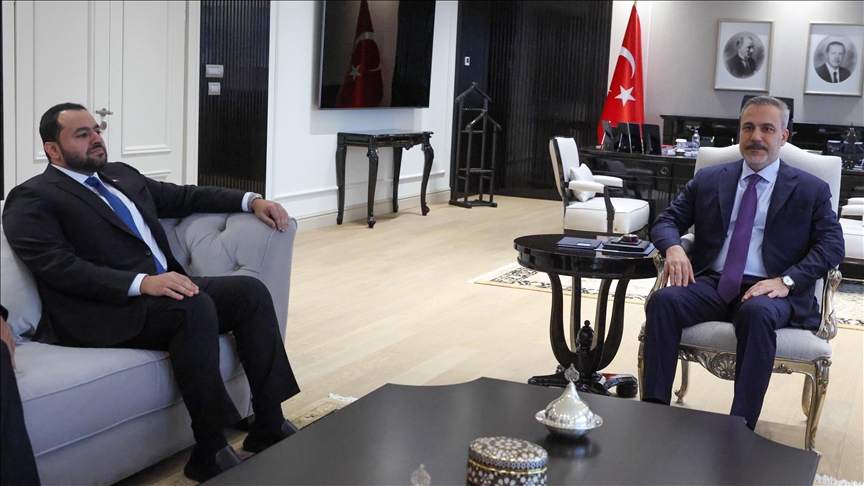 دیدار فیدان با وزیر دولت در وزارت امور خارجه قطر در آنکارا 