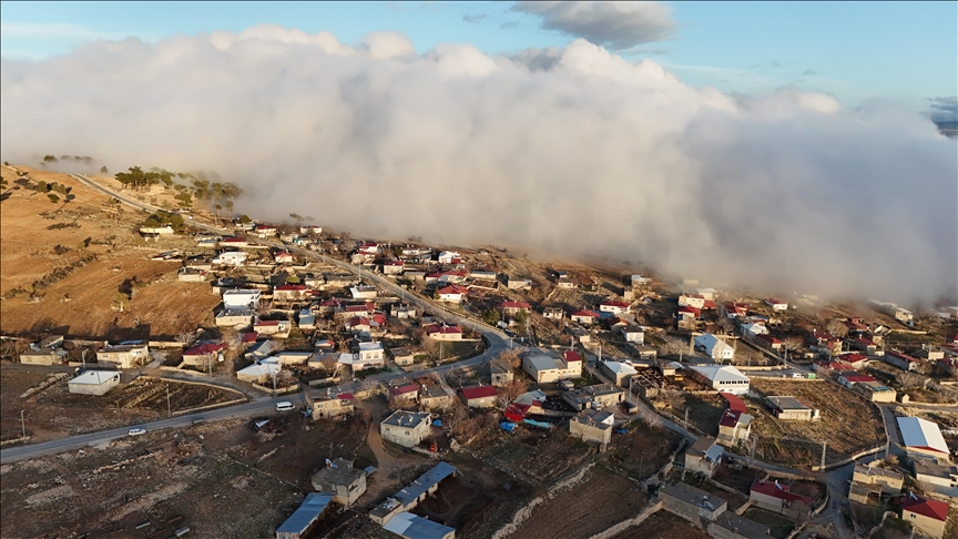 Li Mêrsînê ewrê mijê bi dronê hat kişandin