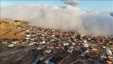 Li Mêrsînê ewrê mijê bi dronê hat kişandin