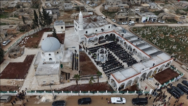 Suriye'nin İdlib ilindeki "Ömer bin Abdülaziz Türbesi" Türkiye'nin desteğiyle restore edildi