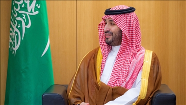 Saudi crown prince receives Britain's Prince William on his 1st visit to the kingdom