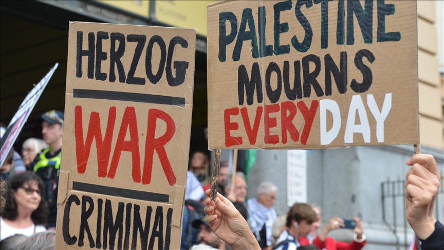 Continúan las manifestaciones en Australia en protesta por la visita oficial del presidente israelí