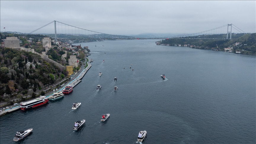 "Dünyanın İncisi" İstanbul Boğazı'ndan geçen yıl 40 bin 172 gemi geçti
