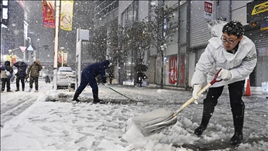 Japonya'da şiddetli kış şartlarından kaynaklanan can kayıplarının sayısı 46'ya yükseldi