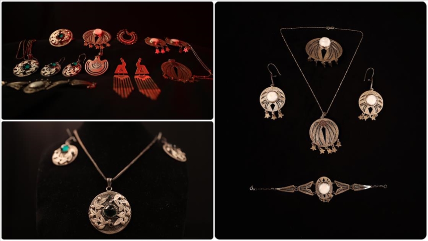 Mardin'de usta ellerin ürettiği telkari tasarımlar Sevgililer Günü hediyesi oldu 