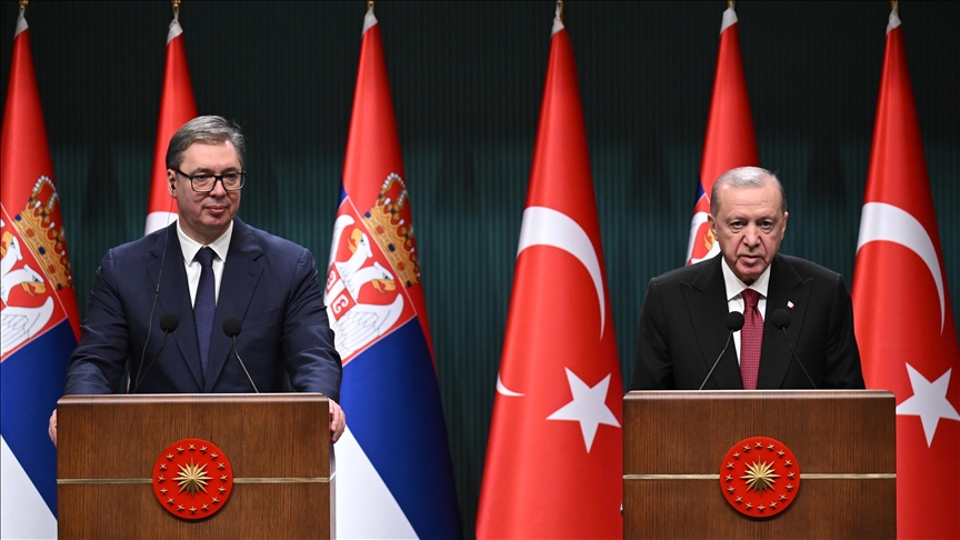 Serbian president hails Turkish president’s leadership, backs stronger bilateral cooperation