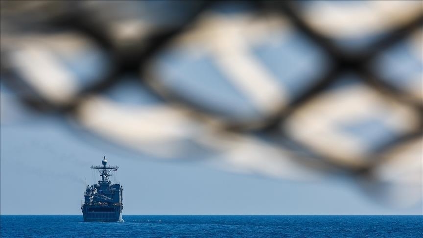 2 US Navy ships from Caribbean buildup collide, causing minor injuries to 2 people