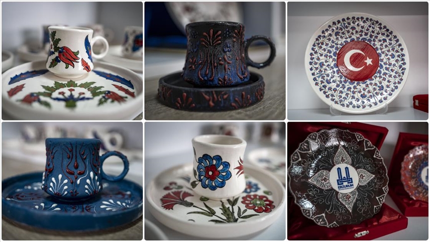 Erzurum'da başlatılan çini kursu, öğrencilerin geleceğine dokunuyor