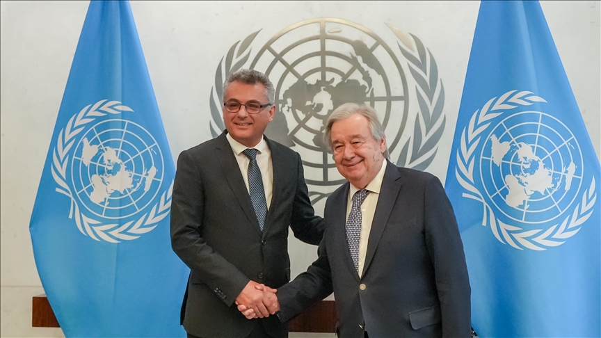 Turkish Republic of Northern Cyprus president meets with UN chief in New York